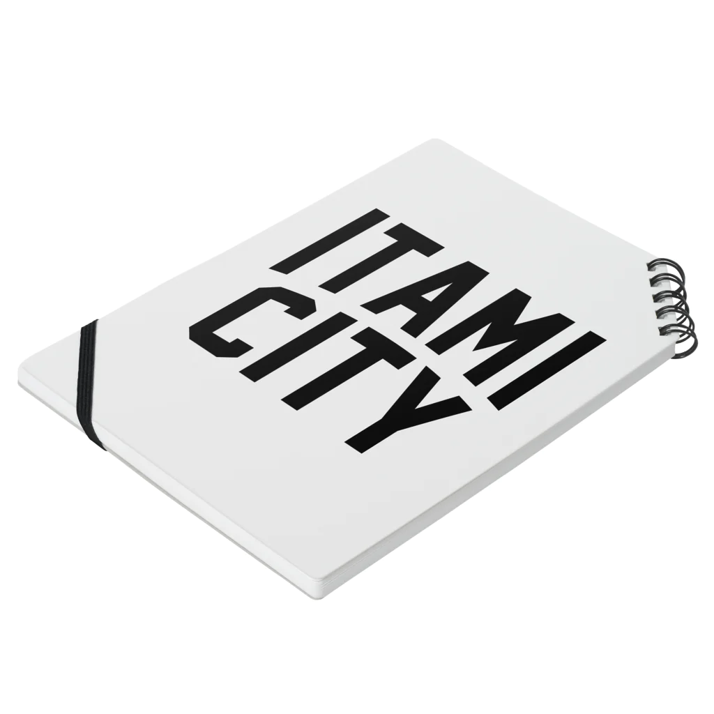 JIMOTOE Wear Local Japanの伊丹市 ITAMI CITY Notebook :placed flat