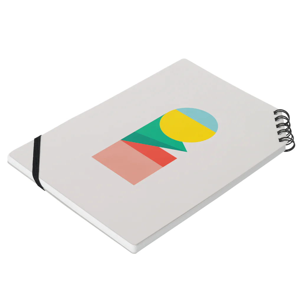 DESIGN YAMA HOURのDESIGN YAMA HOUR LOGO Notebook :placed flat