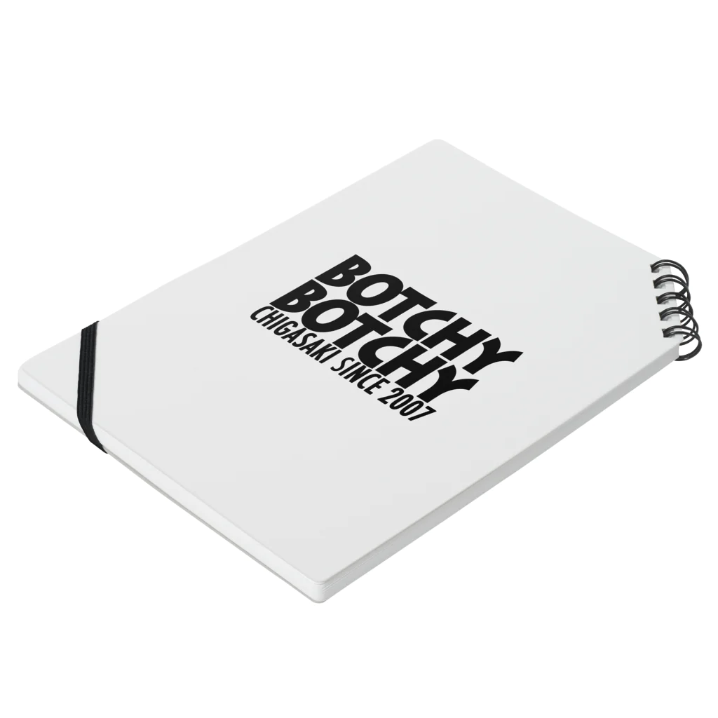 茅ヶ崎 BOTCHY BOTCHYのBOTCHY BOTCHY BASIC LOGO Notebook :placed flat