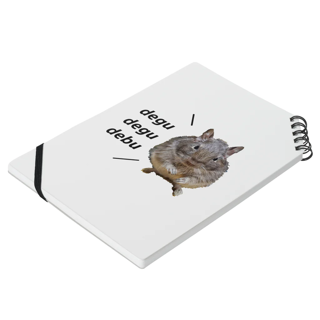 でぐでぐでぶぶのdegu degu debu Notebook :placed flat