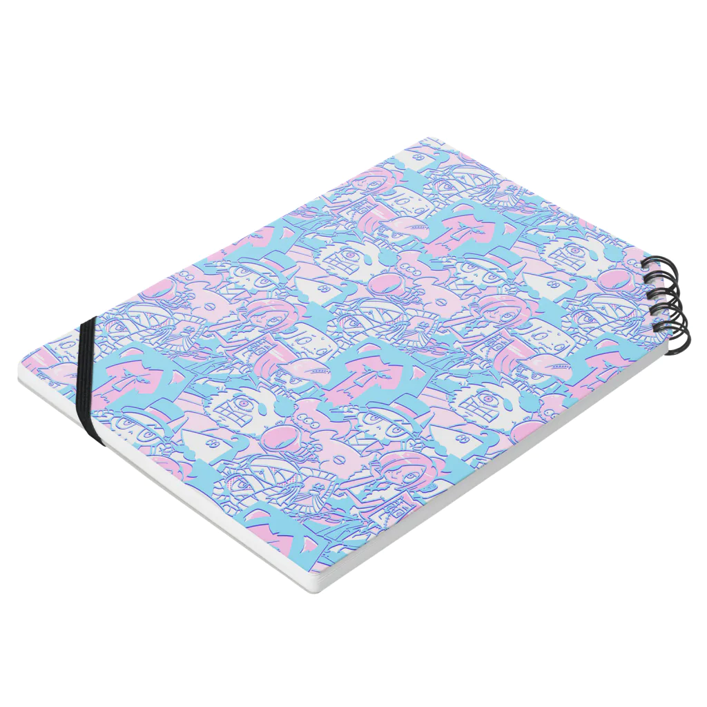 masilloのjampacked (creamy) Notebook :placed flat