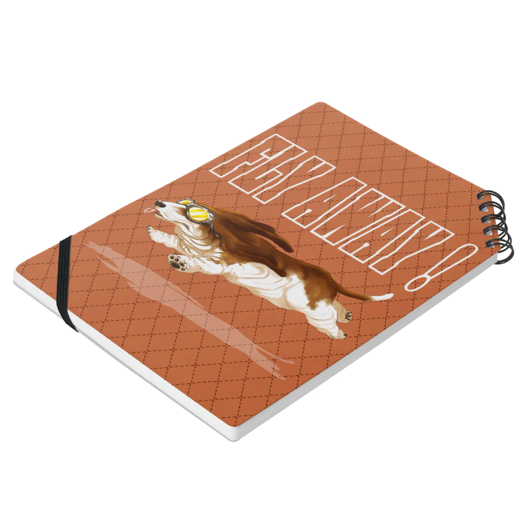 Outlaw & DesperadoのFLY AWAY! Notebook :placed flat