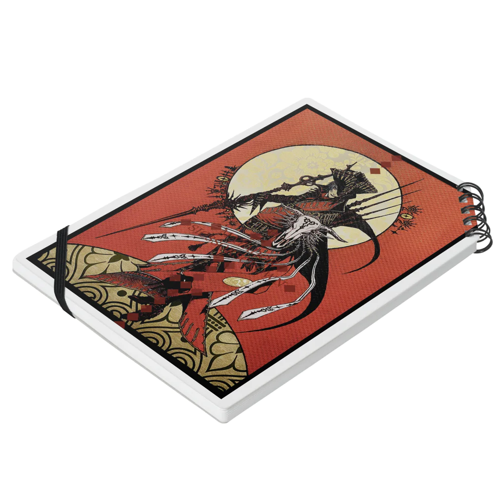 THORES柴本(トーレスしばもと) THORES Shibamotoの『MATADOR』SICSSORS CROWN干支画 Notebook :placed flat