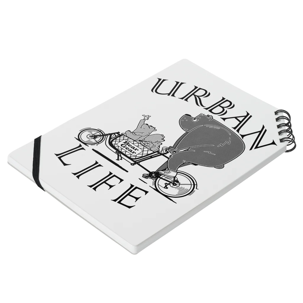 nidan-illustrationの"URBAN LIFE" #1 Notebook :placed flat