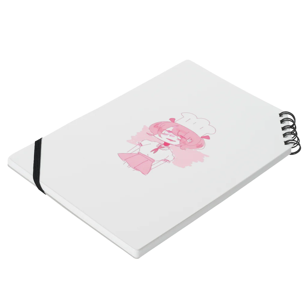 にんじんの副作用の桃の子 Notebook :placed flat