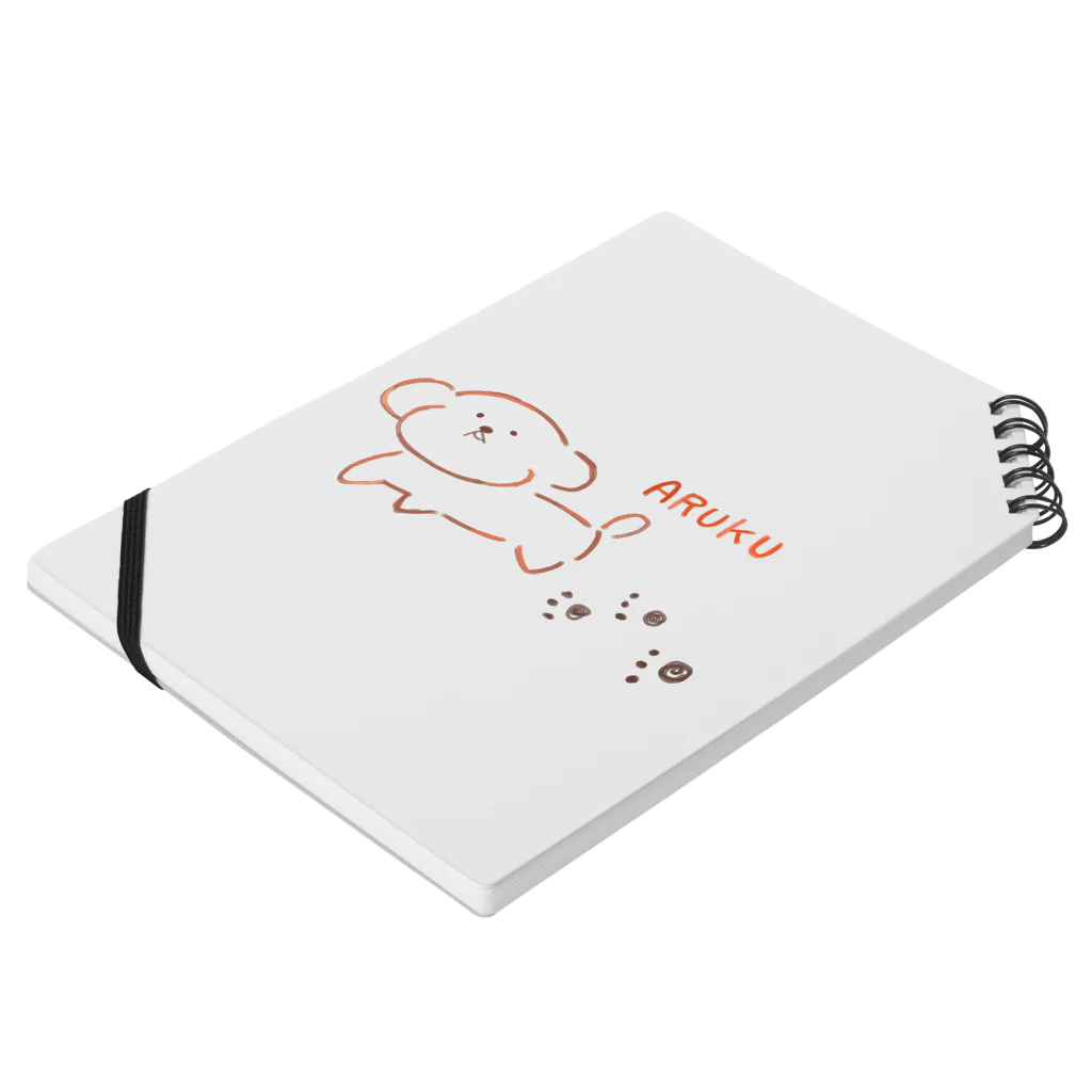 はるちゃこ🐼🌷の歩くチャコ🐾 Notebook :placed flat