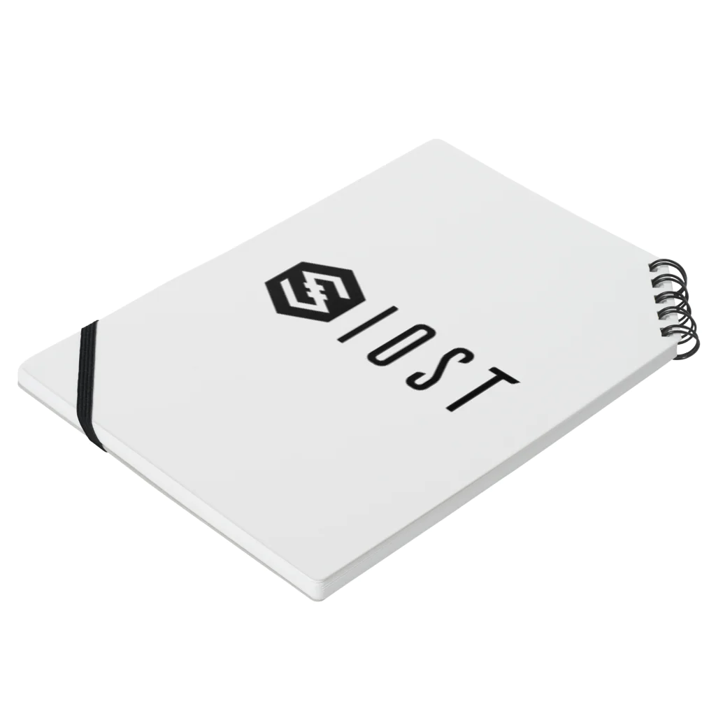 仮想通貨専門店AC cryptoのIOST Tシャツ　仮想通貨　 Notebook :placed flat