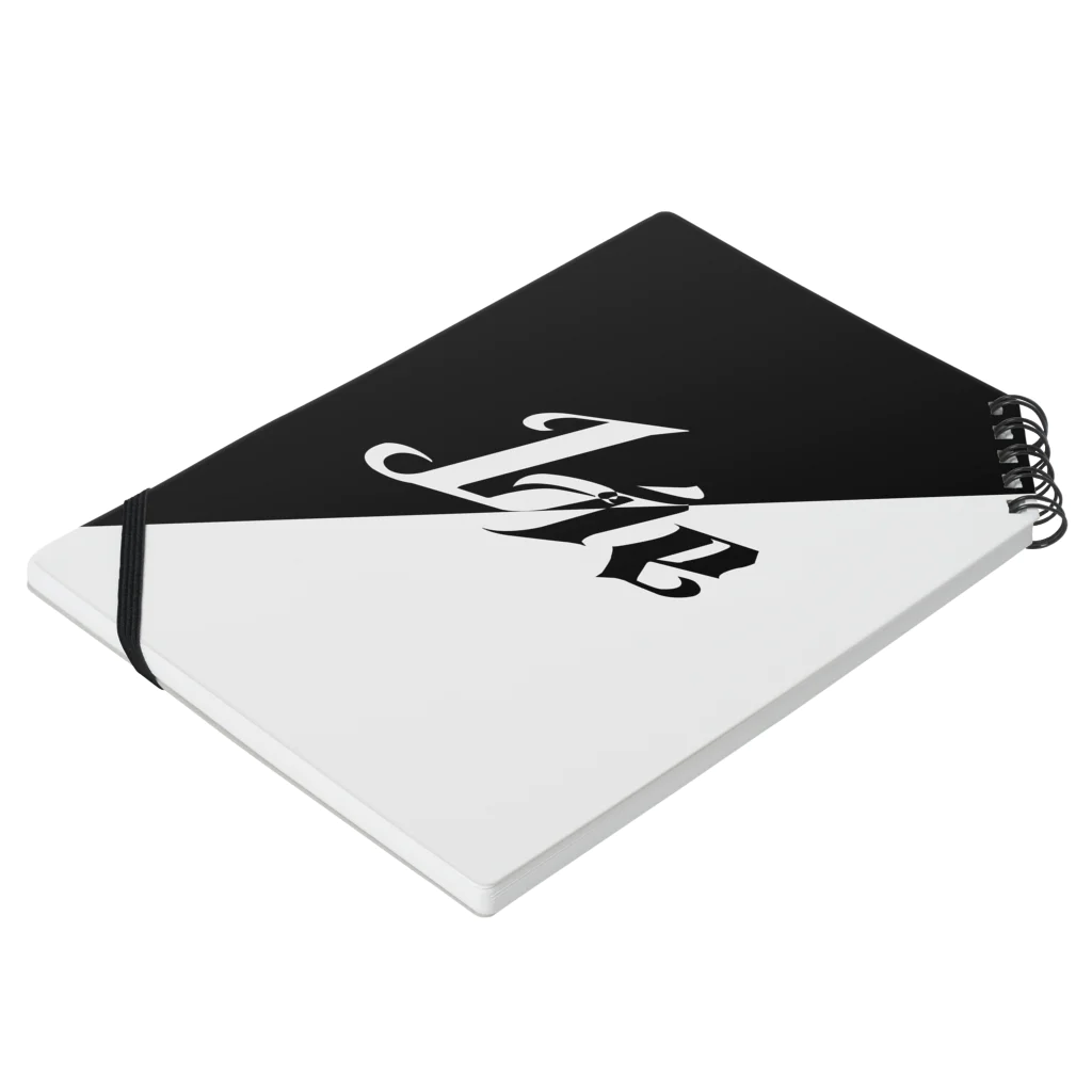 MKO DESIGNのLie and Lie Notebook :placed flat