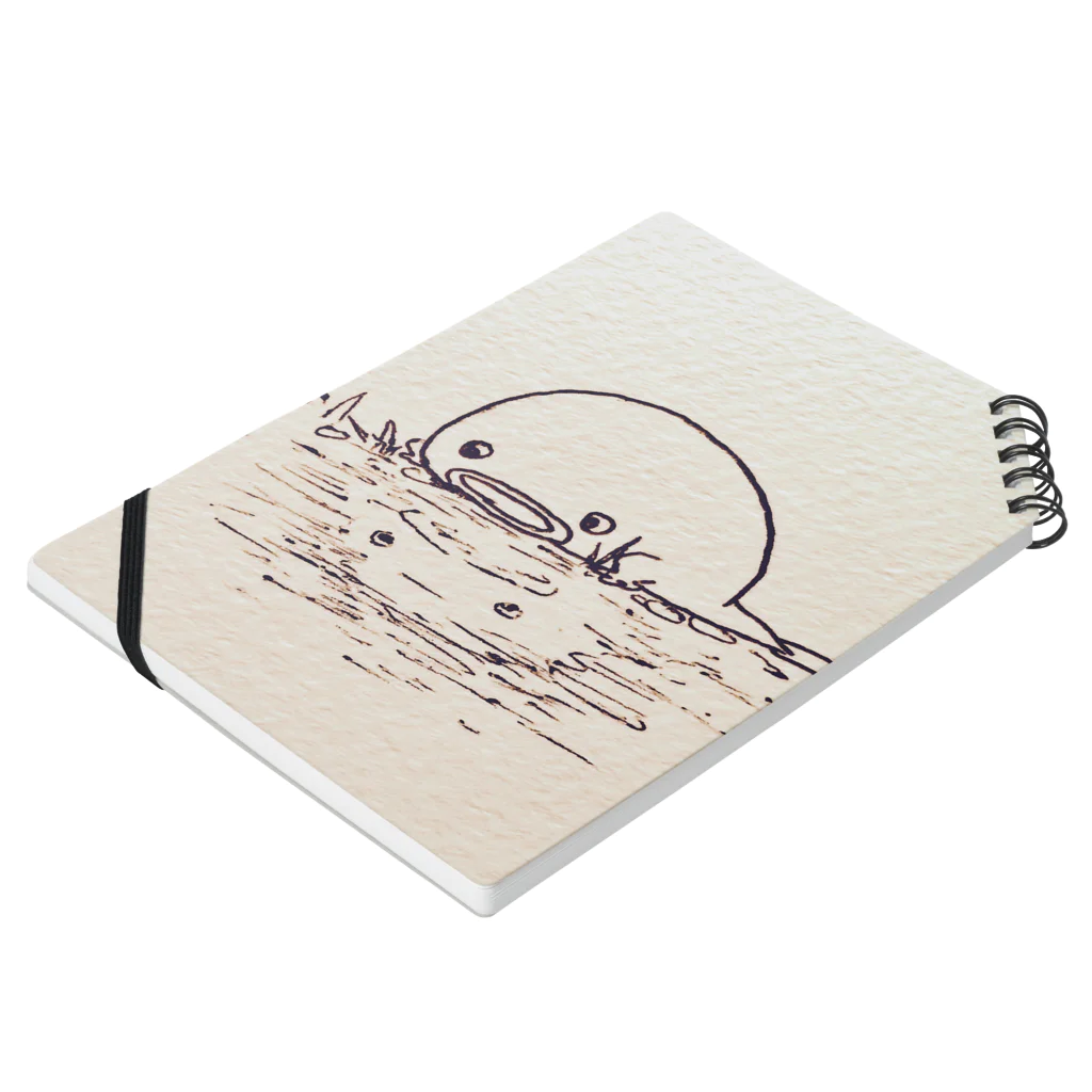 soheyheyのまだ水濡れを知らぬOTAMA Notebook :placed flat