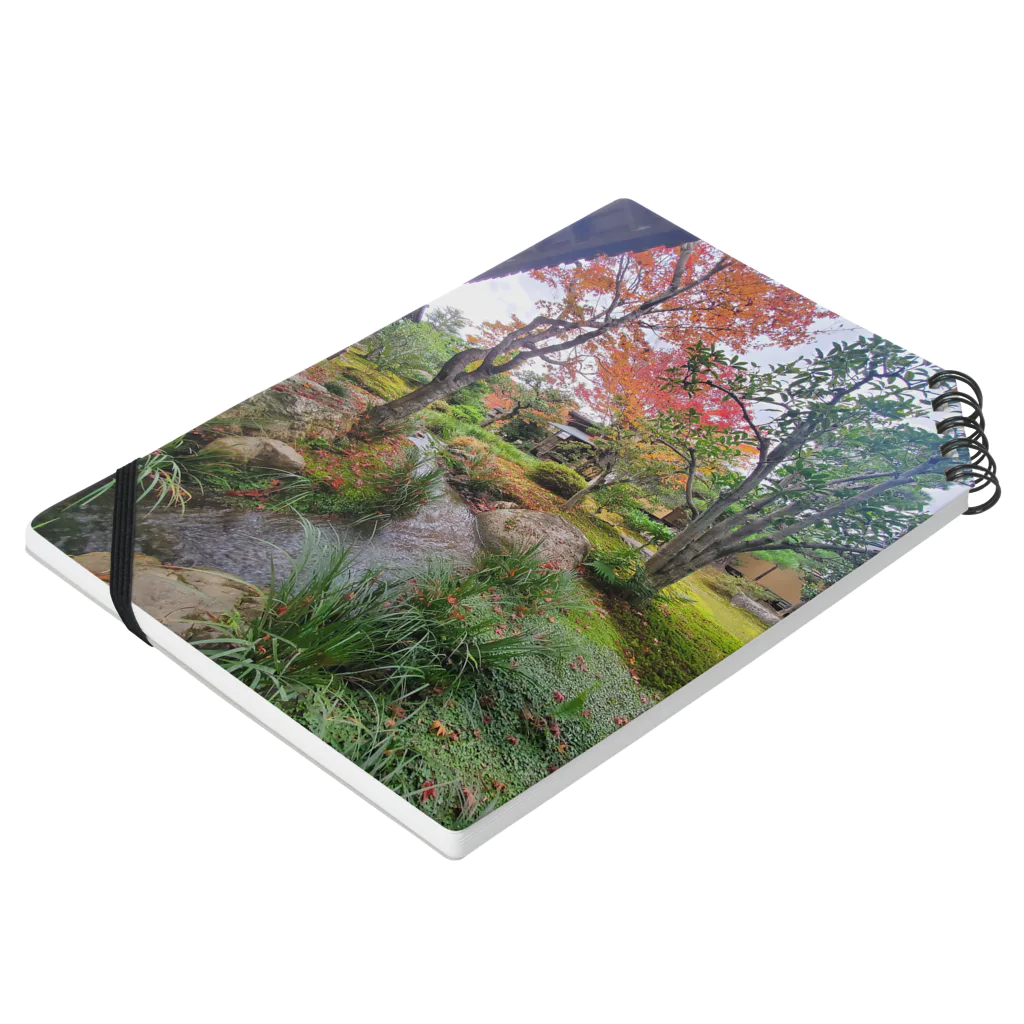 おまたparkの京都の庭園 Notebook :placed flat