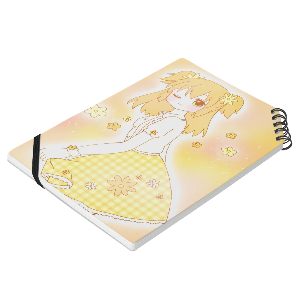 かわいいもののおみせ　いそぎんちゃくのお花ちゃん Notebook :placed flat