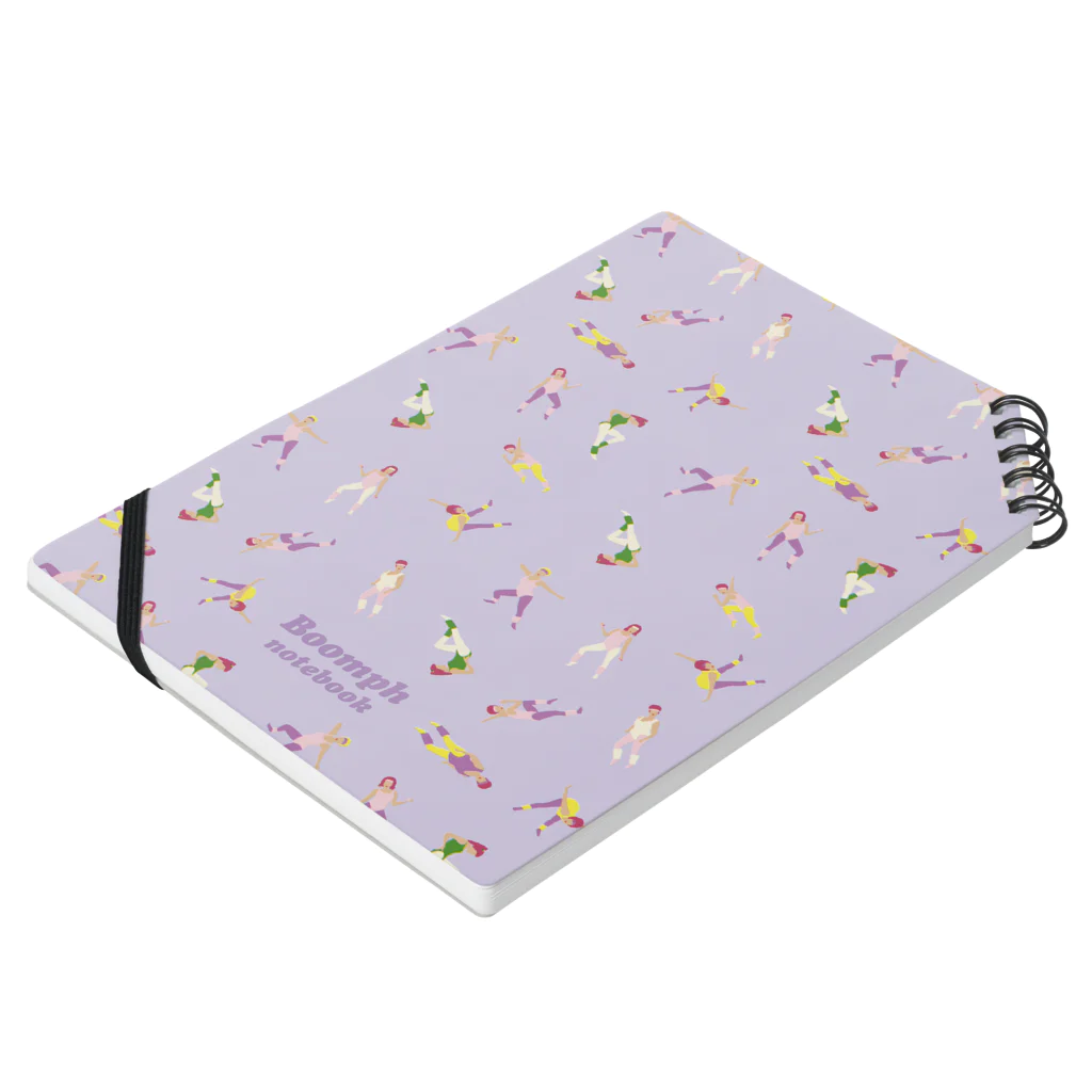 chypre_47のaerobics girls PU Notebook :placed flat