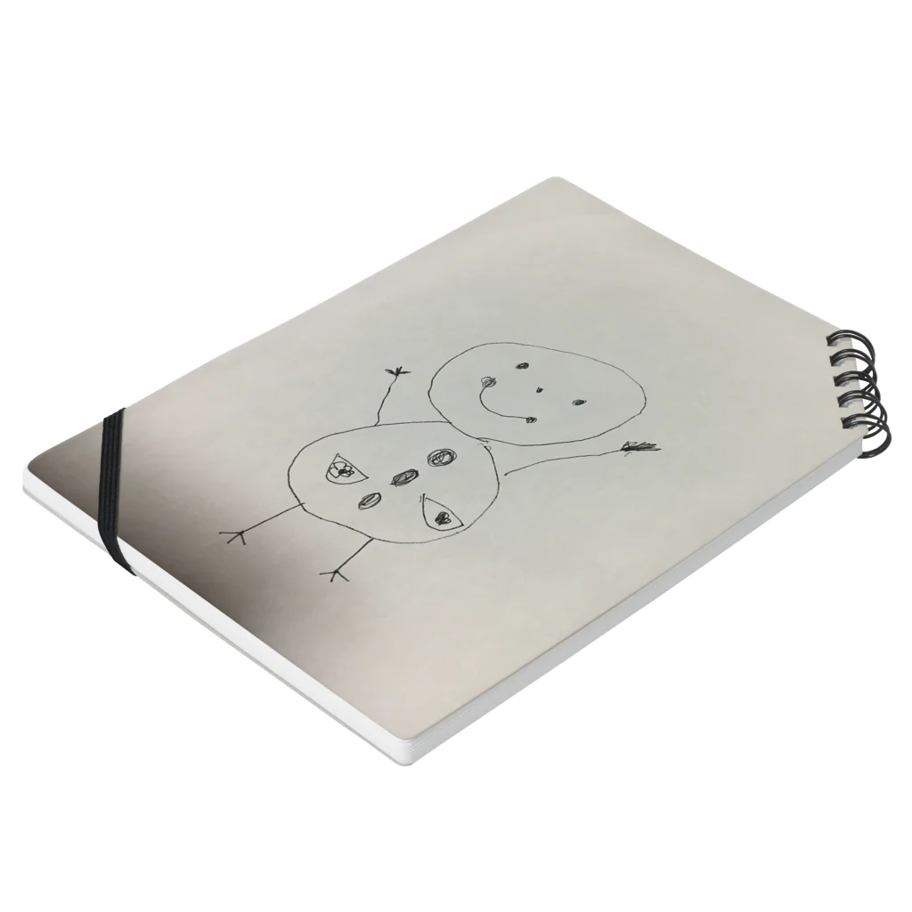 aromamalifeのゆきだるま、ばんざい Notebook :placed flat