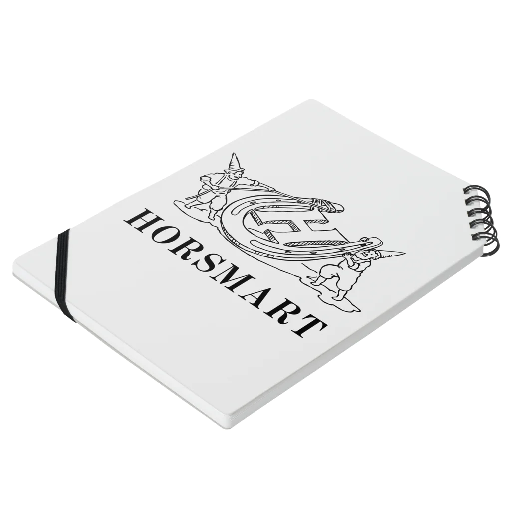 HORSMART公式ショップの色選べます『HORSMARTオリジナル商品』 Notebook :placed flat