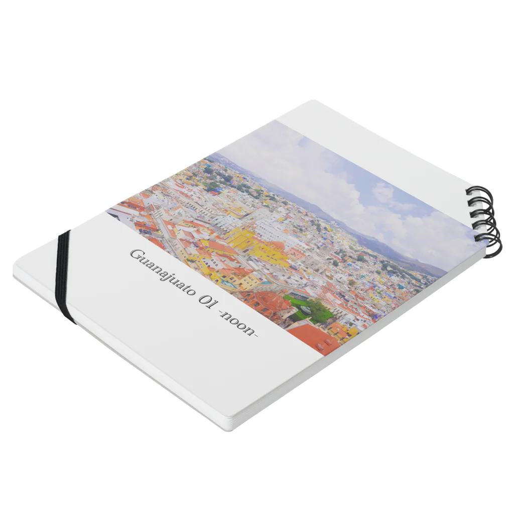 旅ごころのGuanajuato 01 -noon- / ピピラの丘（昼） Notebook :placed flat