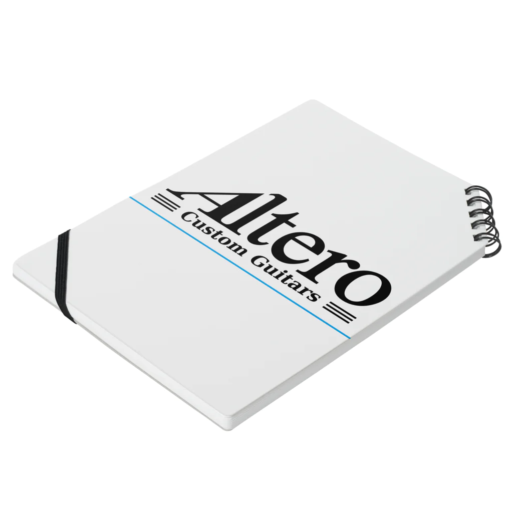 Altero_Custom_GuitarsのAltero Custom Guitars02（淡色向け） ノートの平置き
