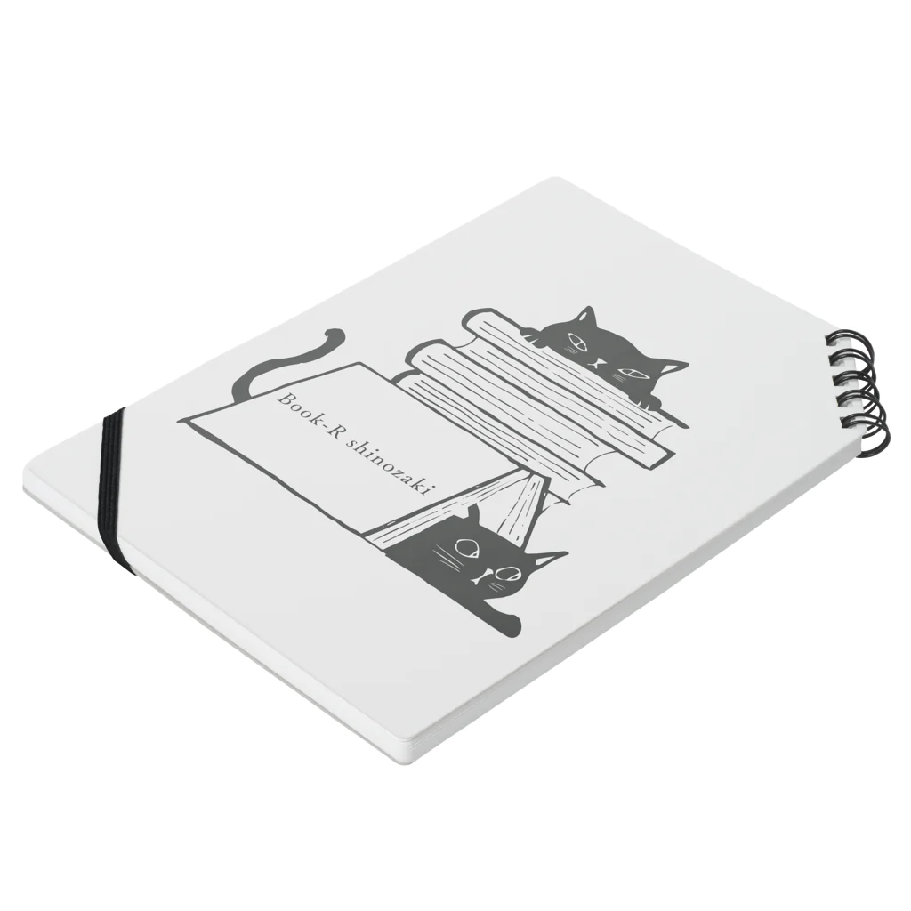 たろくろのBook-R shinozaki Notebook :placed flat