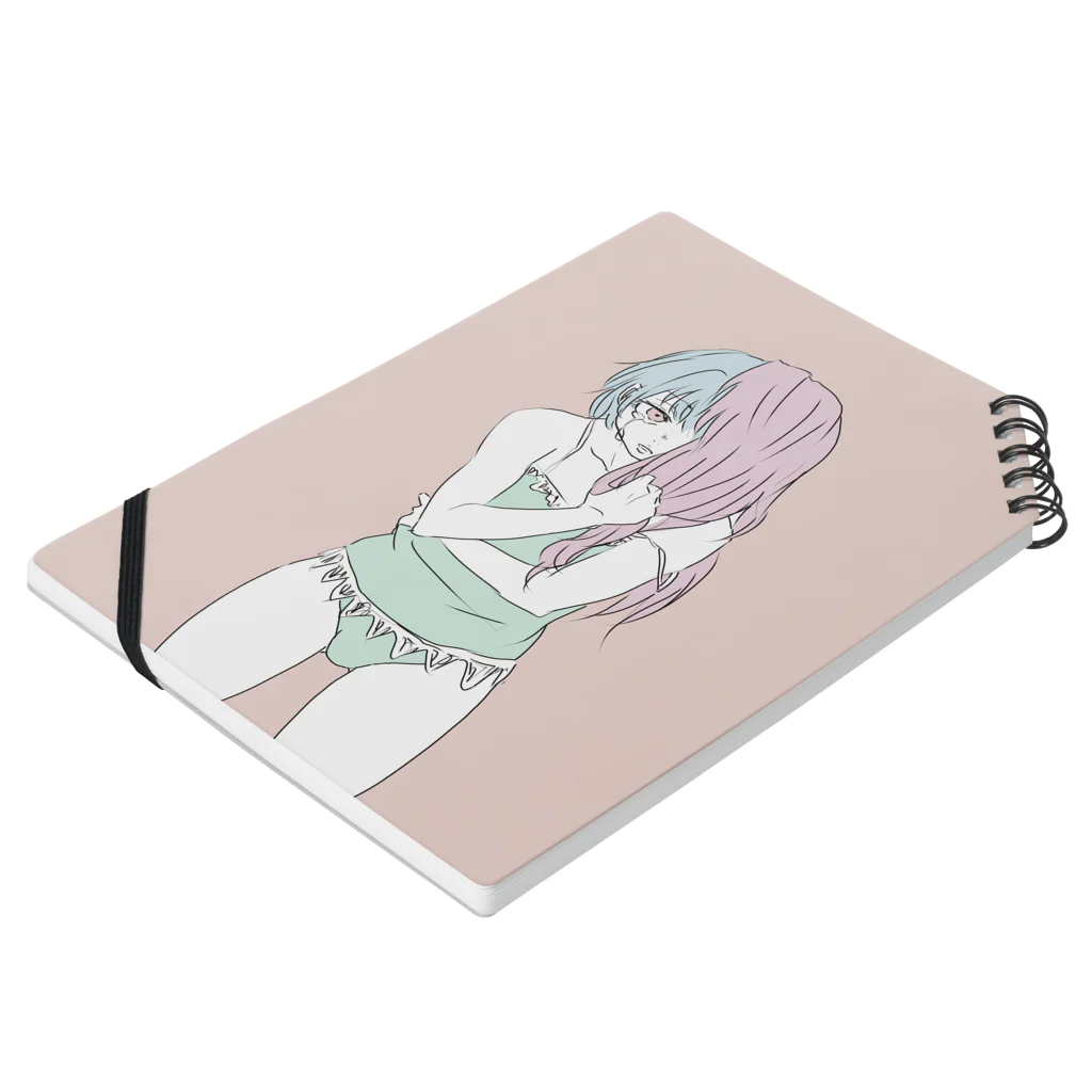 AnDRoIDの男の娘オブジエンド Notebook :placed flat