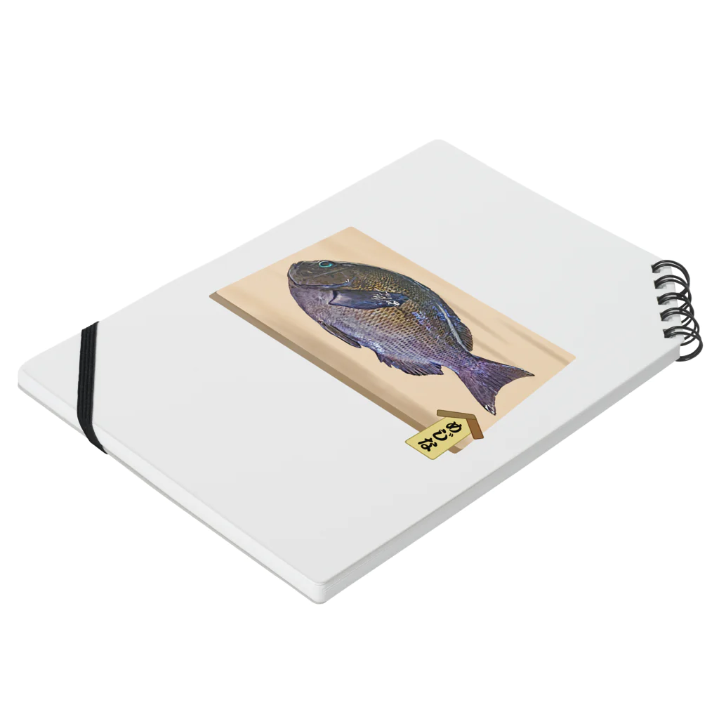 脂身通信Ｚの【魚シリーズ】めじな♪まな板♪2105 ノートの平置き