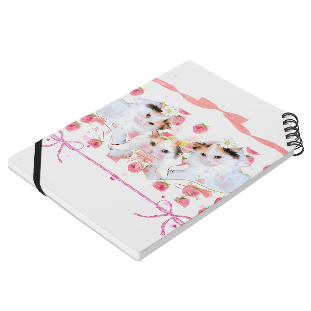 Nikonekoのメルヘンにゃんこdeルンルン気分 Notebook :placed flat
