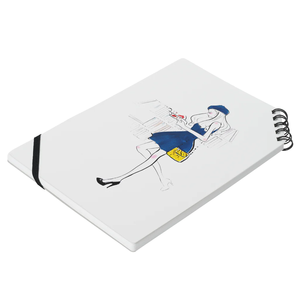 Jojo Yan | A Fashion Illustratorのこの本が好き Notebook :placed flat