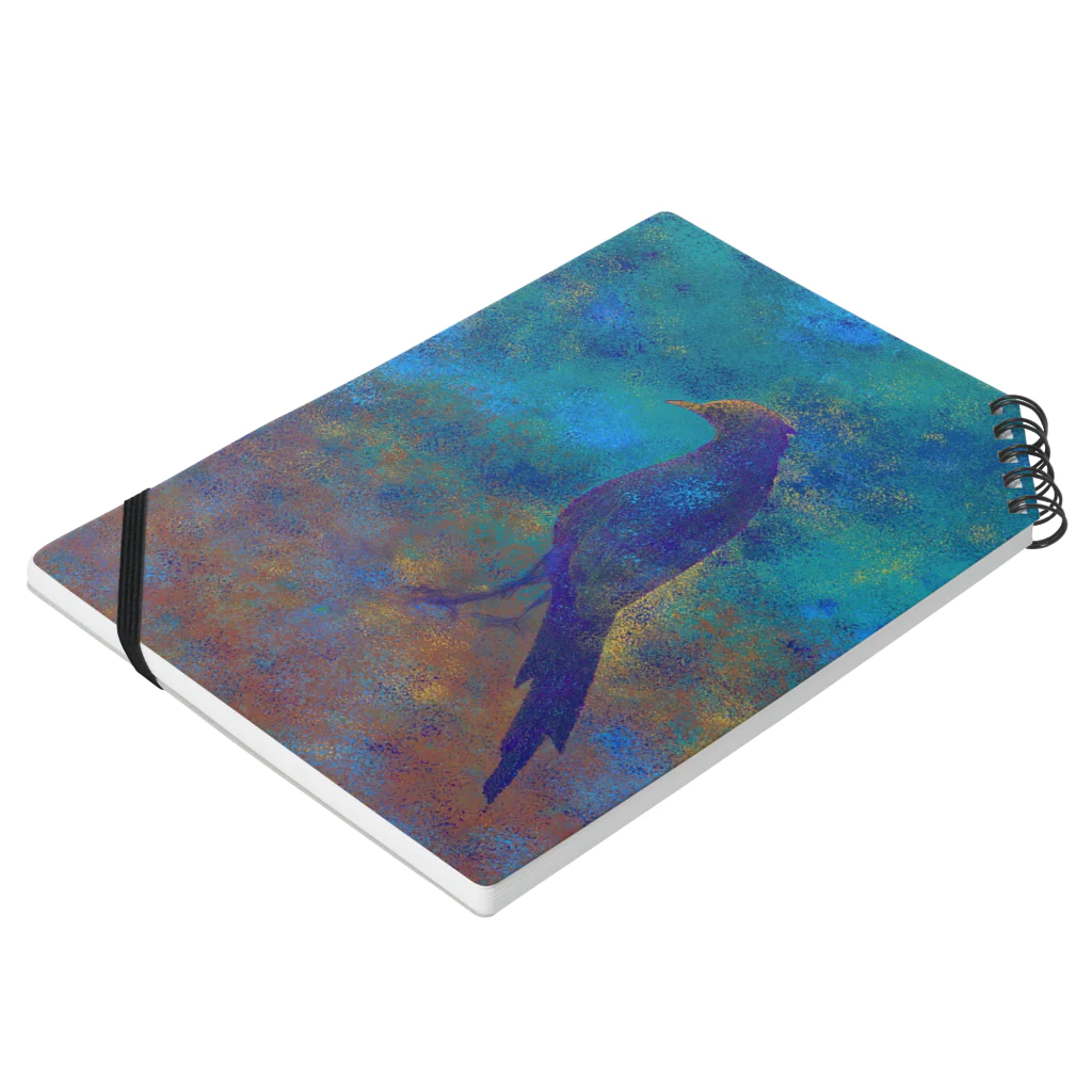 ATELIER CLOSのBlue Bird  Notebook :placed flat