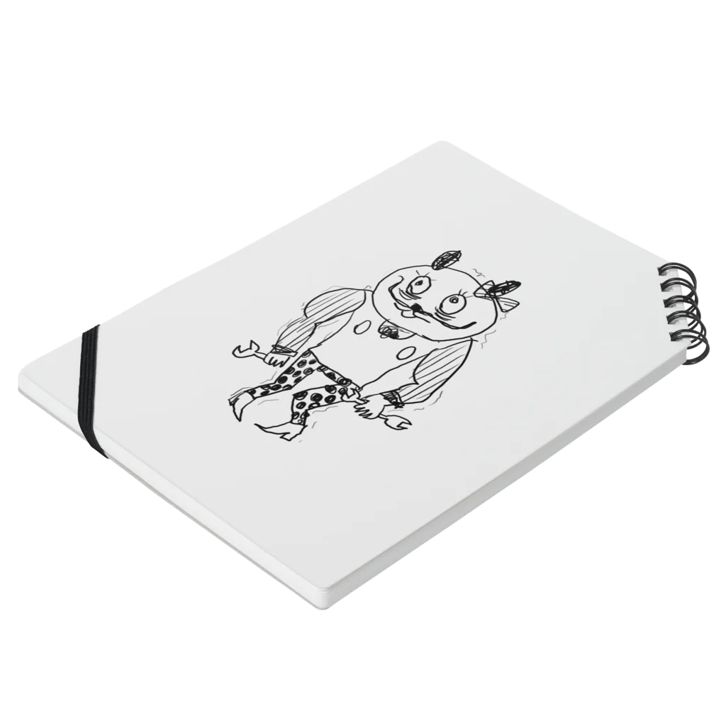 はせおのぱんお Notebook :placed flat