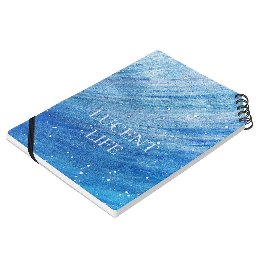 LUCENT LIFEのLUCENT LIFE 宇宙の風 / Space Wind Notebook :placed flat