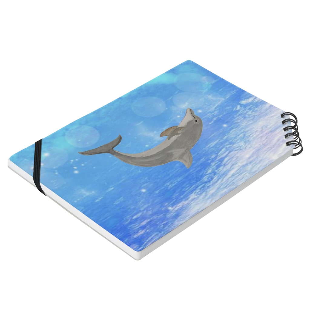 Coshi-Mild-Wildの⭐️バンドウイルカです🐬❣️ Notebook :placed flat