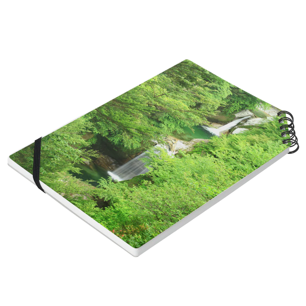 Toshiaki Sakuraiの深緑の滝 Notebook :placed flat