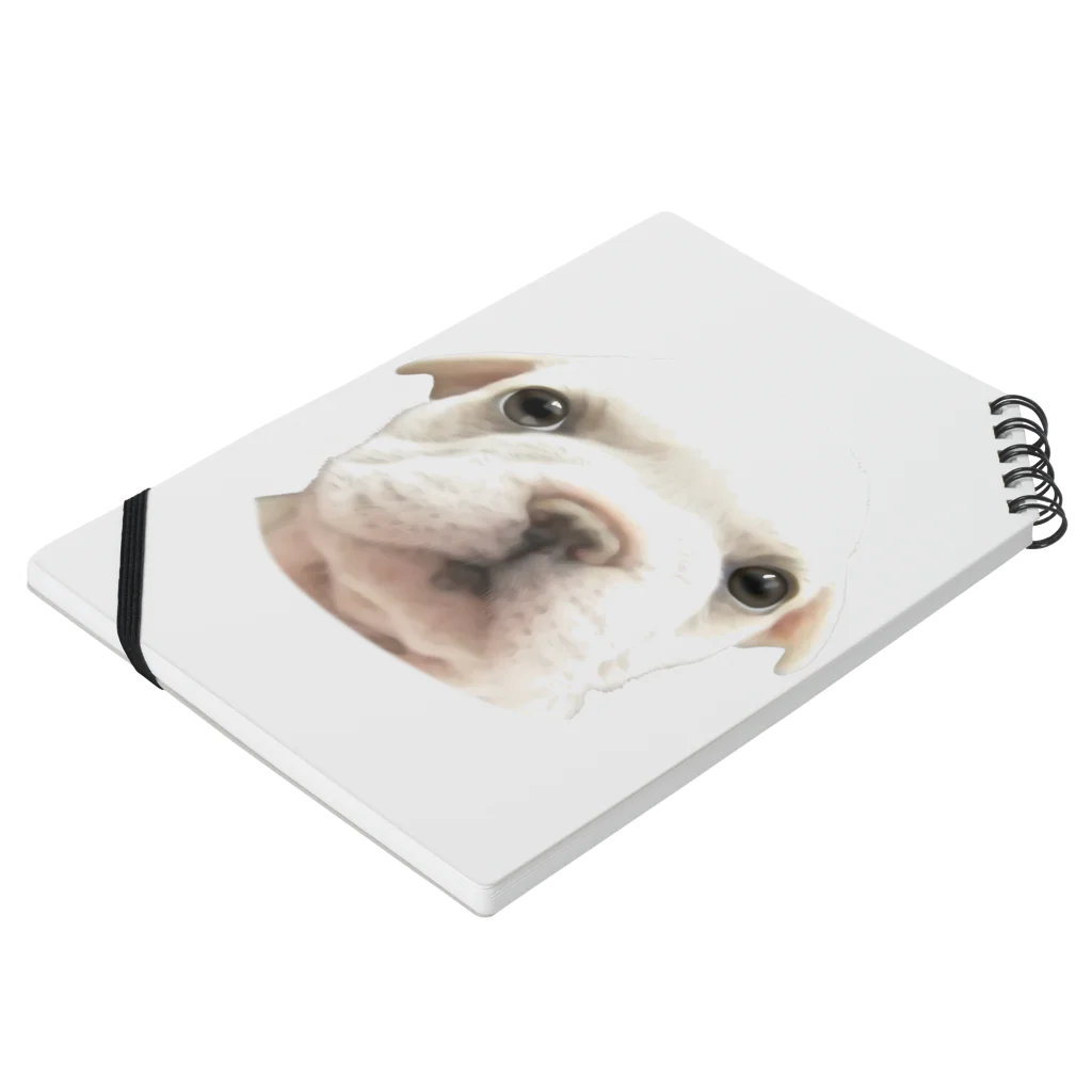 marucreateのフレンチブルドッグA　子犬 Notebook :placed flat