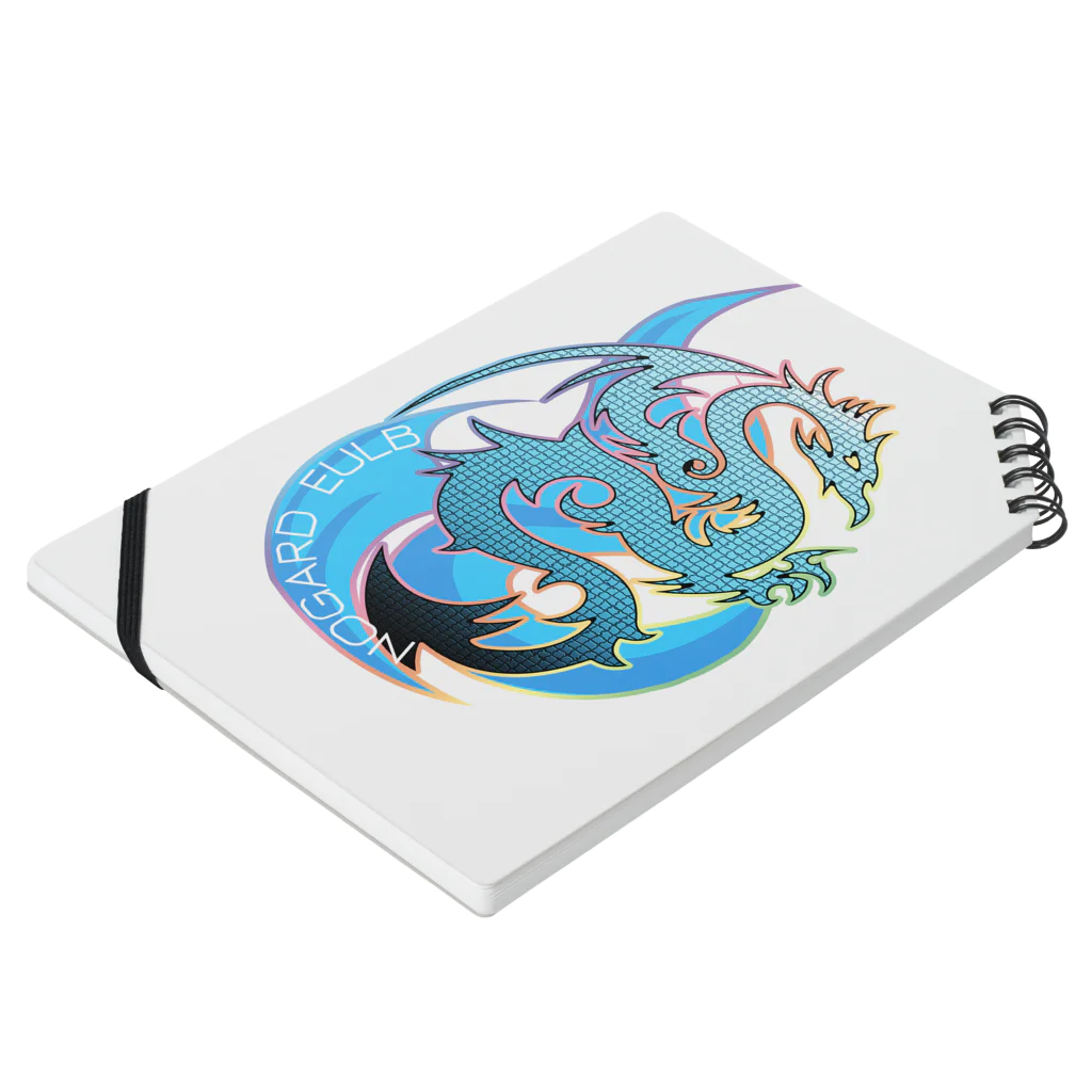 Ａ’ｚｗｏｒｋＳのBLUE DRAGON Notebook :placed flat