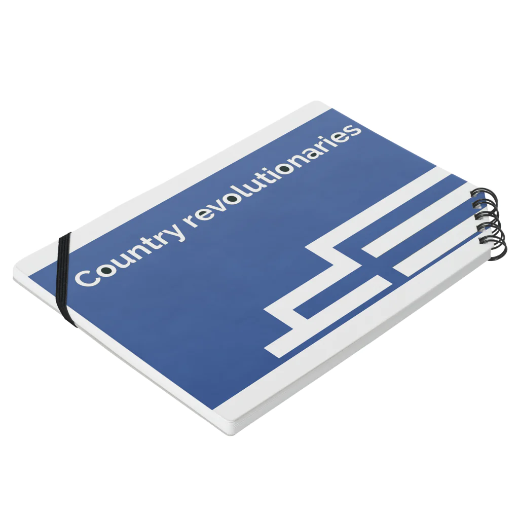 Country revolutionariesのCountry revolutionaries Notebook :placed flat