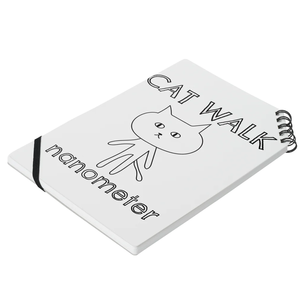 nanometerのnanometer『CAT WALK』ノート Notebook :placed flat