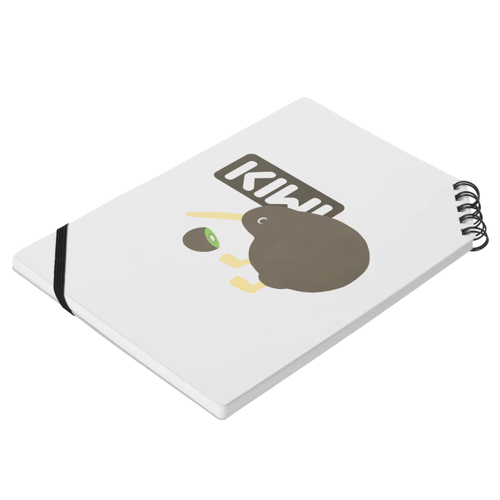 イニミニ×マートのKIWI&KIWI Notebook :placed flat