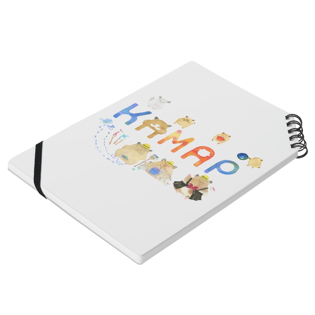 KAMAP ＆ Ricaの【KAMAP】カラフルKAMAP Notebook :placed flat