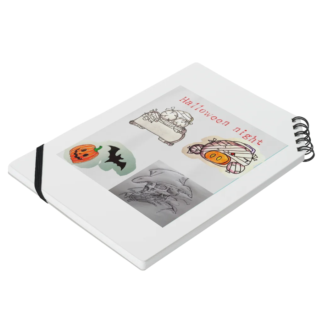 SASARiNS のHalloween night Notebook :placed flat