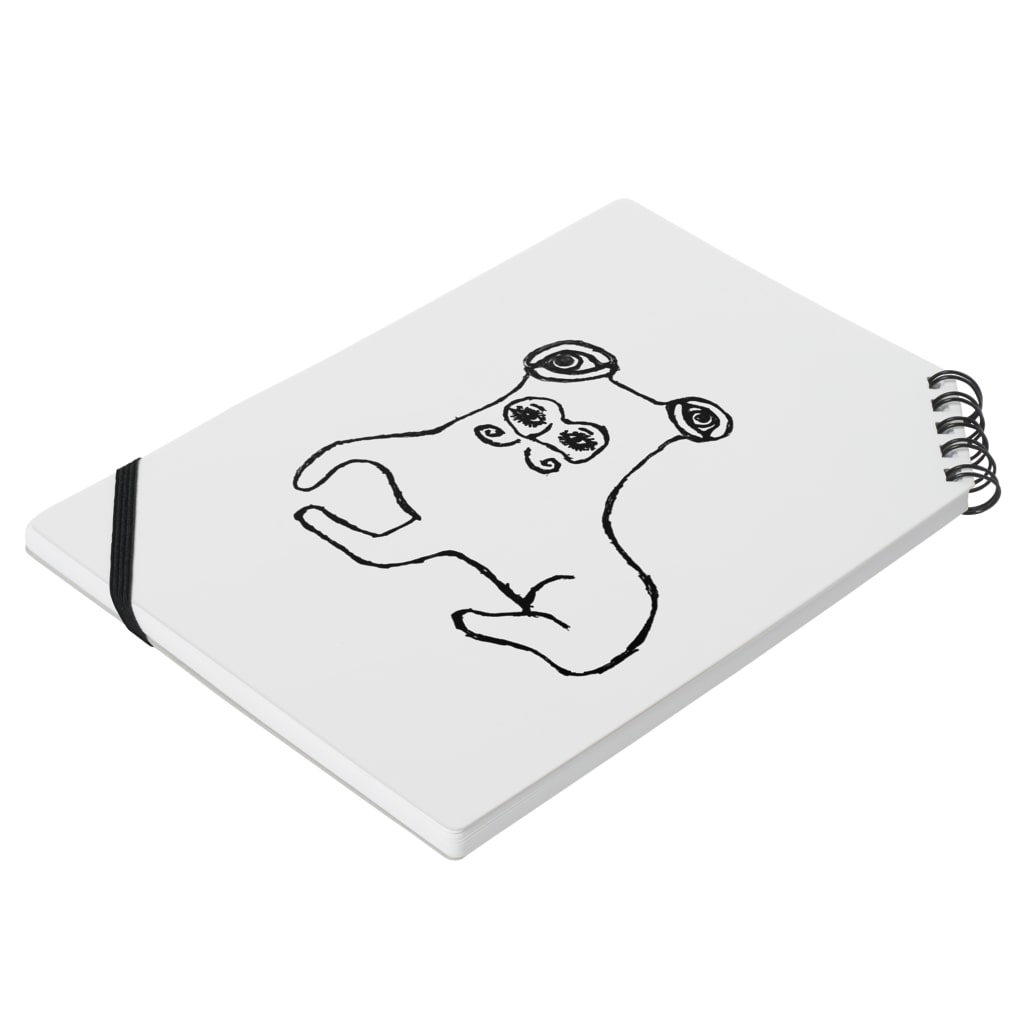 お味噌ちゃん👺LINEスタンプものカエルちゃん Notebook :placed flat