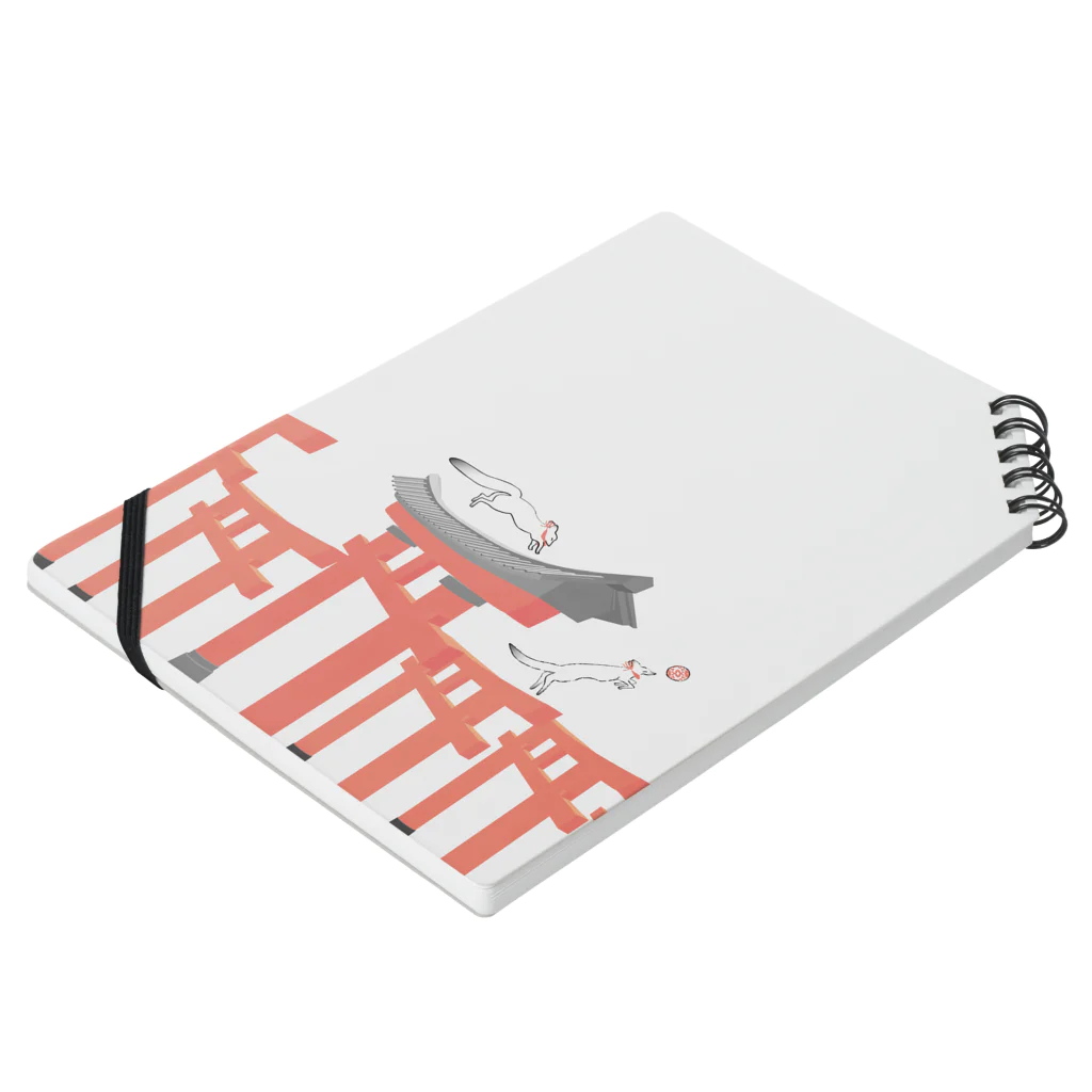 Amiの狐の手毬唄-鳥居- Notebook :placed flat