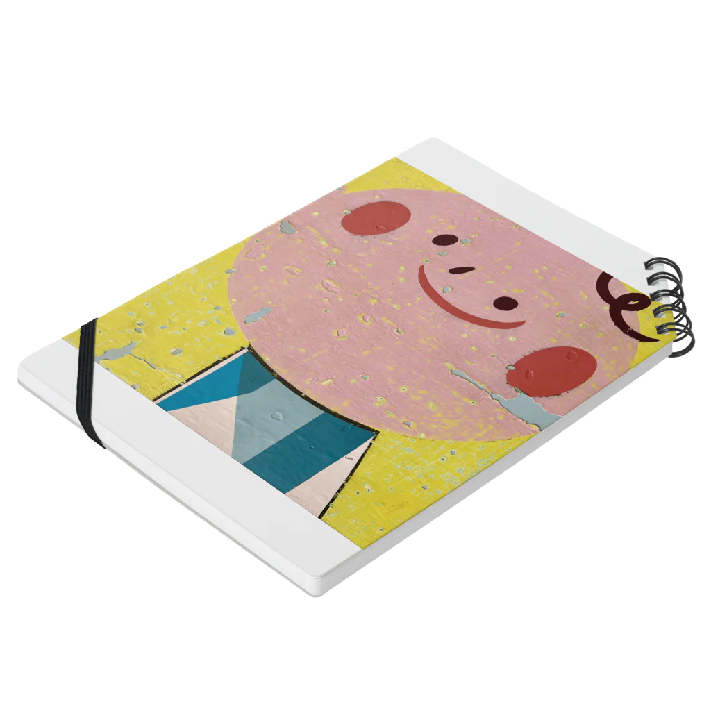 レターオールソーツのIce cream for boys Notebook :placed flat