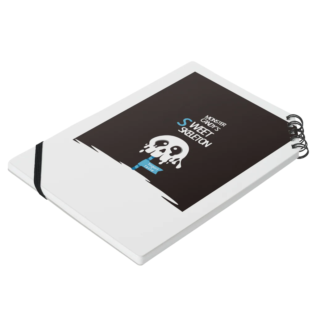 JUICY BONESのSWEET SKELETON Notebook :placed flat