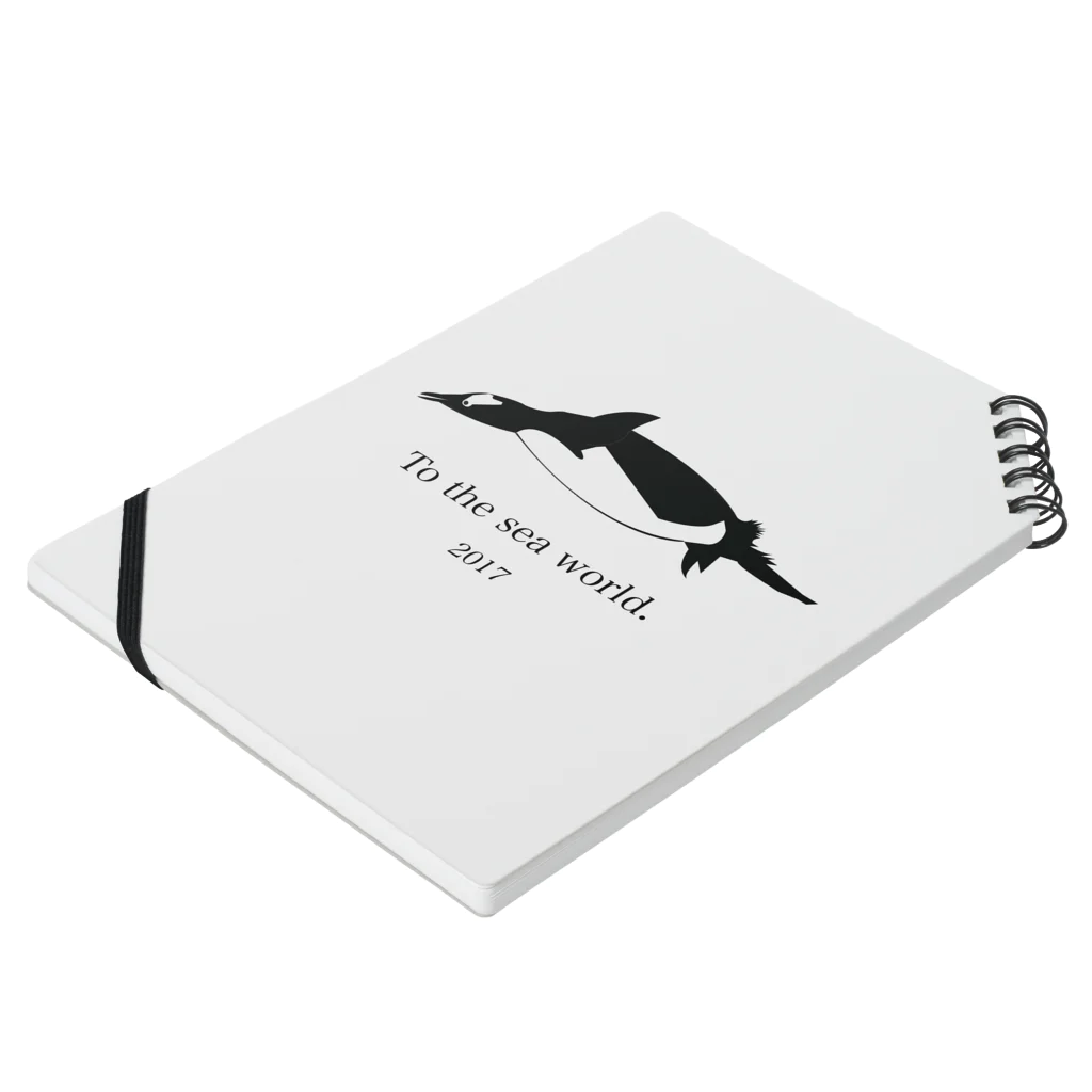 shibaのペンギン Notebook :placed flat