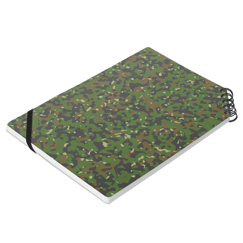 Military Casual LittleJoke のCamo JungleCamp ジャングル用迷彩 サバゲー装備 Notebook :placed flat