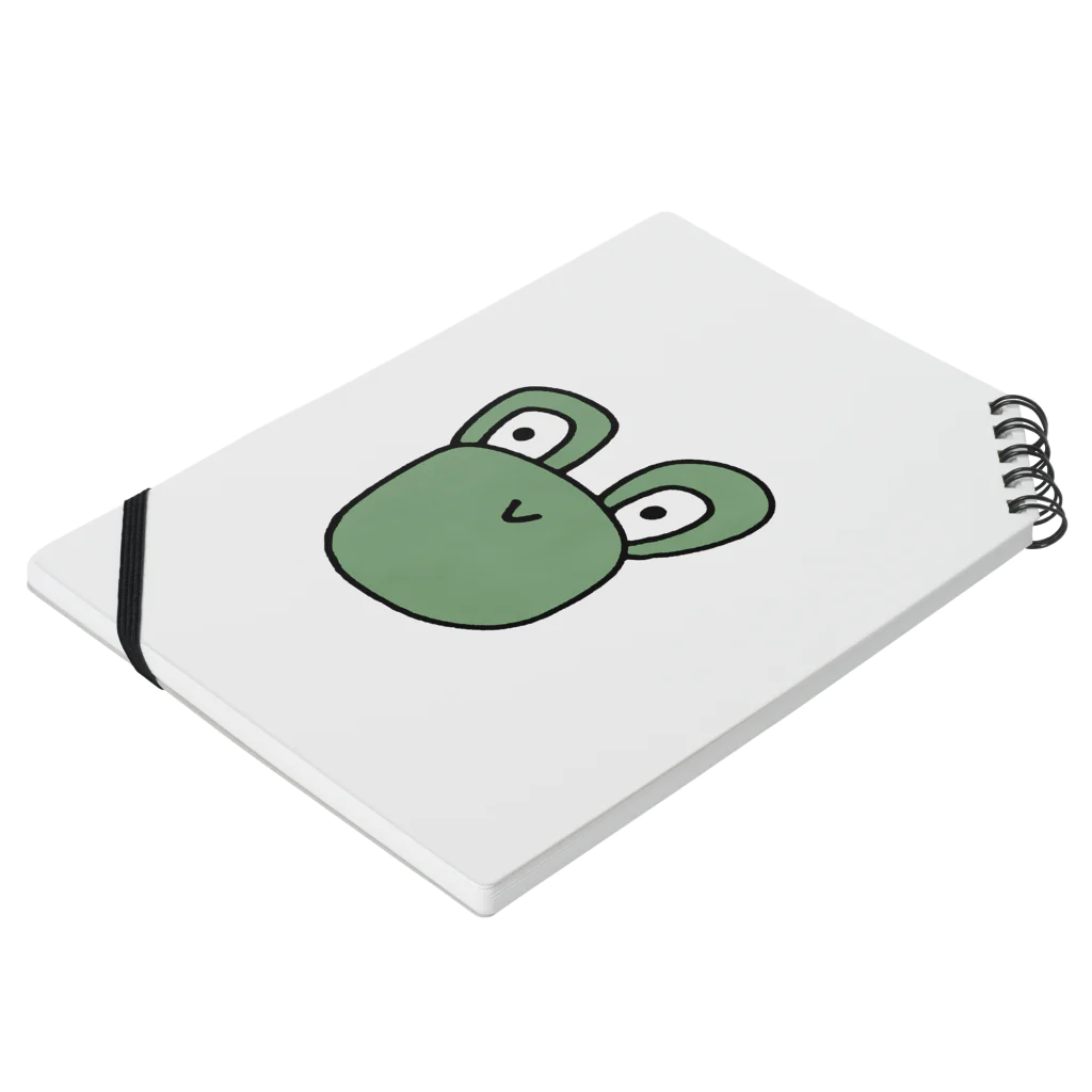 あやちの🐸みどりのかえる Notebook :placed flat