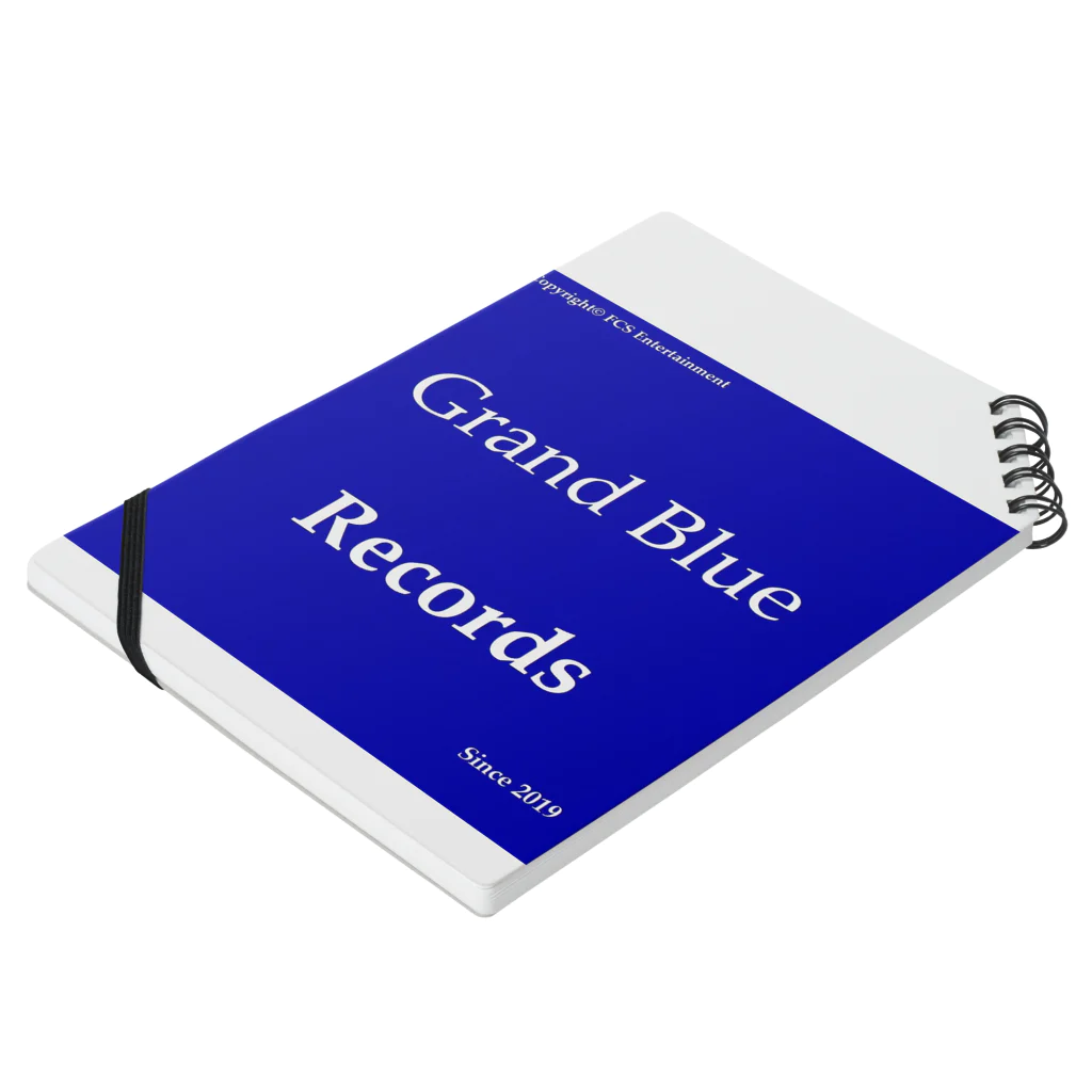 FCS EntertainmentのGrand Blue Records Notebook :placed flat