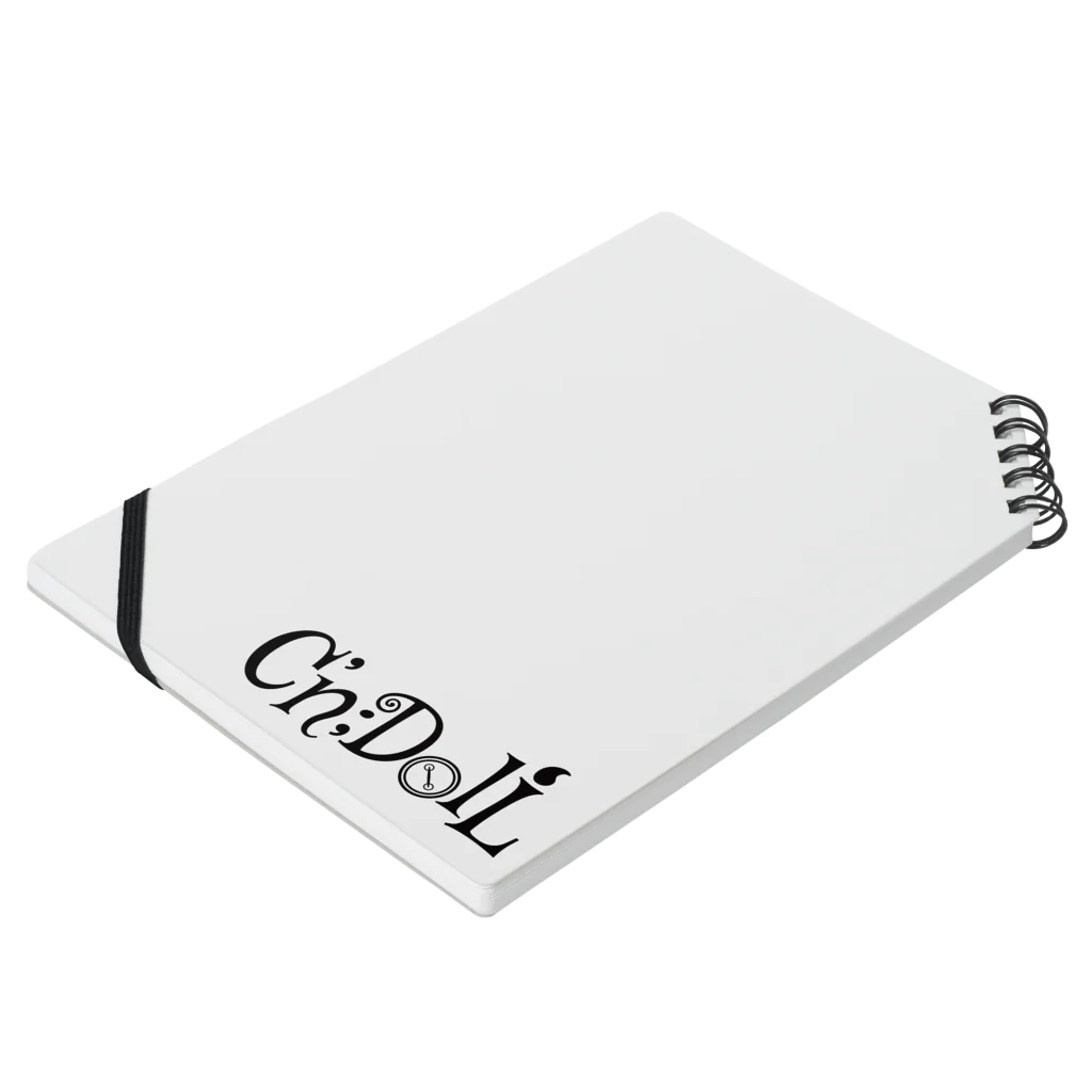 C'n;DolL "キャンドール"のC'n;DolL 【ホワイト】 Notebook :placed flat