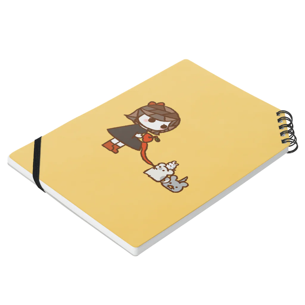 70%charactersのエコ皮むき Notebook :placed flat