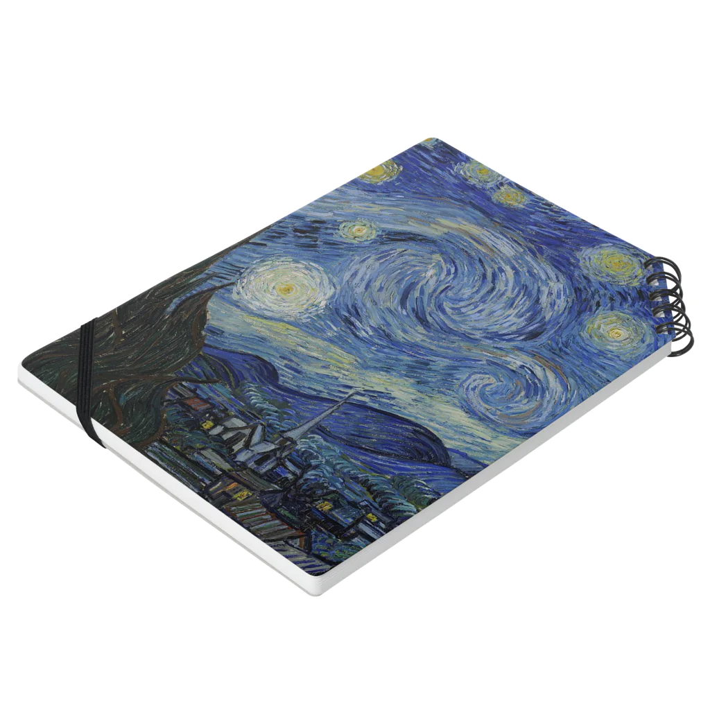 artgalleryのThe Starry Night ノートの平置き