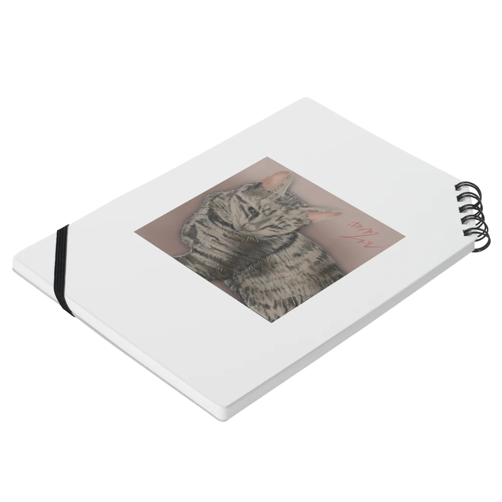ポップヌードルのあずき猫 Notebook :placed flat