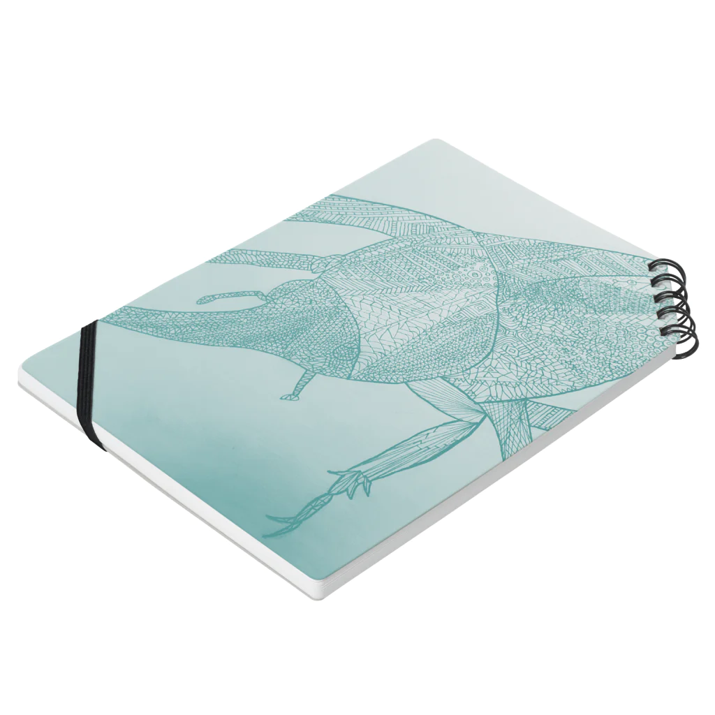 LeafCreateのグラントシロカブトな模様　 Notebook :placed flat
